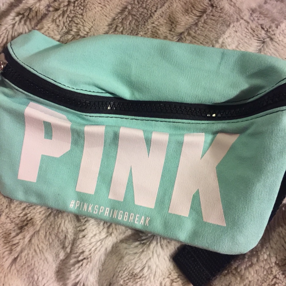 PINK light blue Fanny Pack fits mini booze bottles - Picture 2 of 4